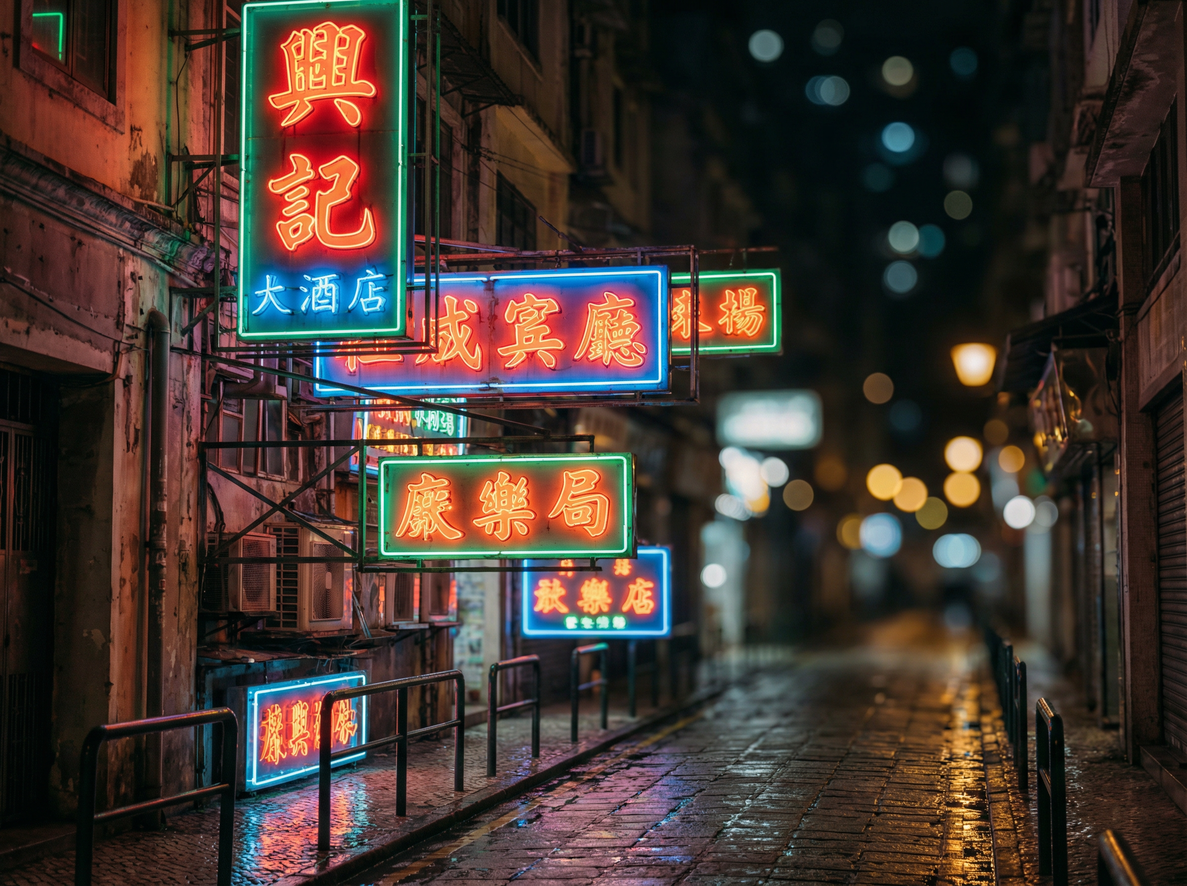 澳门皇冠官网 - 霓虹灯招牌特写